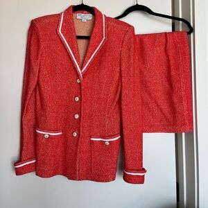 St John vintage suit skirt set